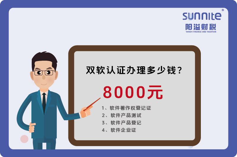 2024年3月雙軟認證辦理多少錢?