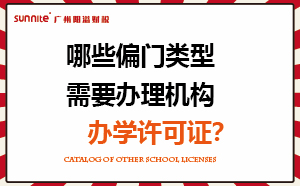 哪些偏門類型需要辦理機構辦學許可證？
